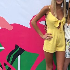 Yellow By The Way romper
